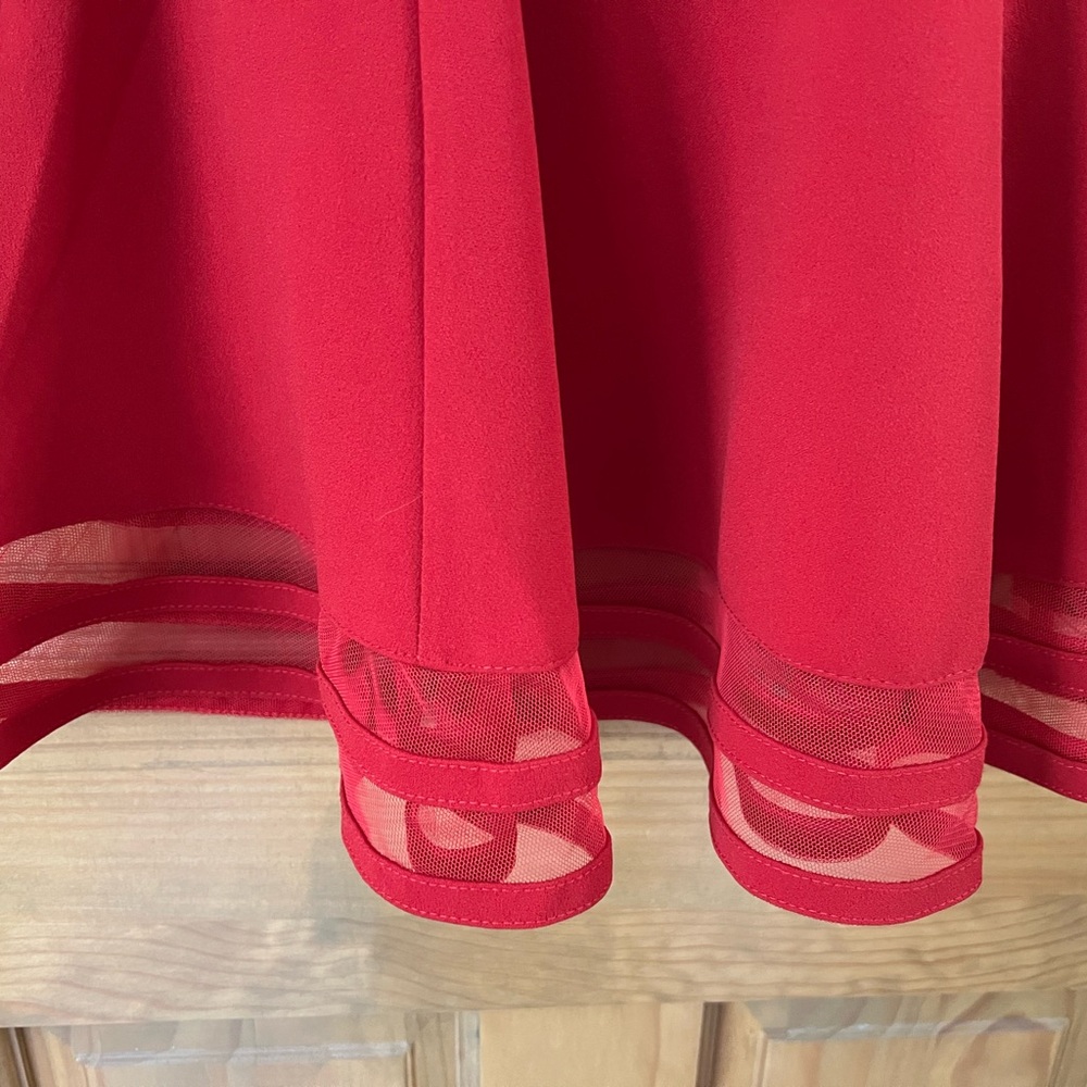 Calvin Klein Red Kids Formal Dress with Bow - Picture 5 of 5